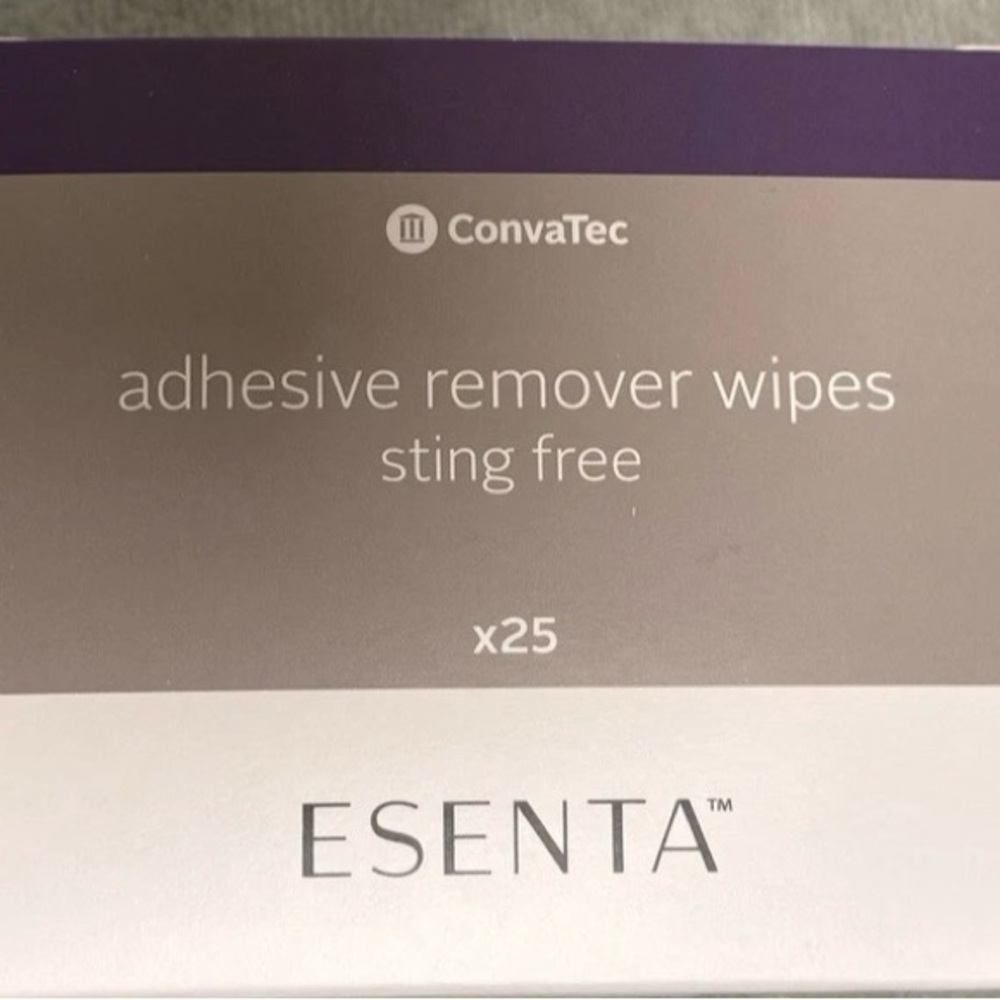 5 qty Esenta Adhesive Remover Wipes x25 NEW EXP 2026